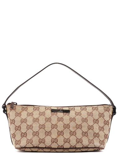 Gucci 07198 Beige Brown GG Boat