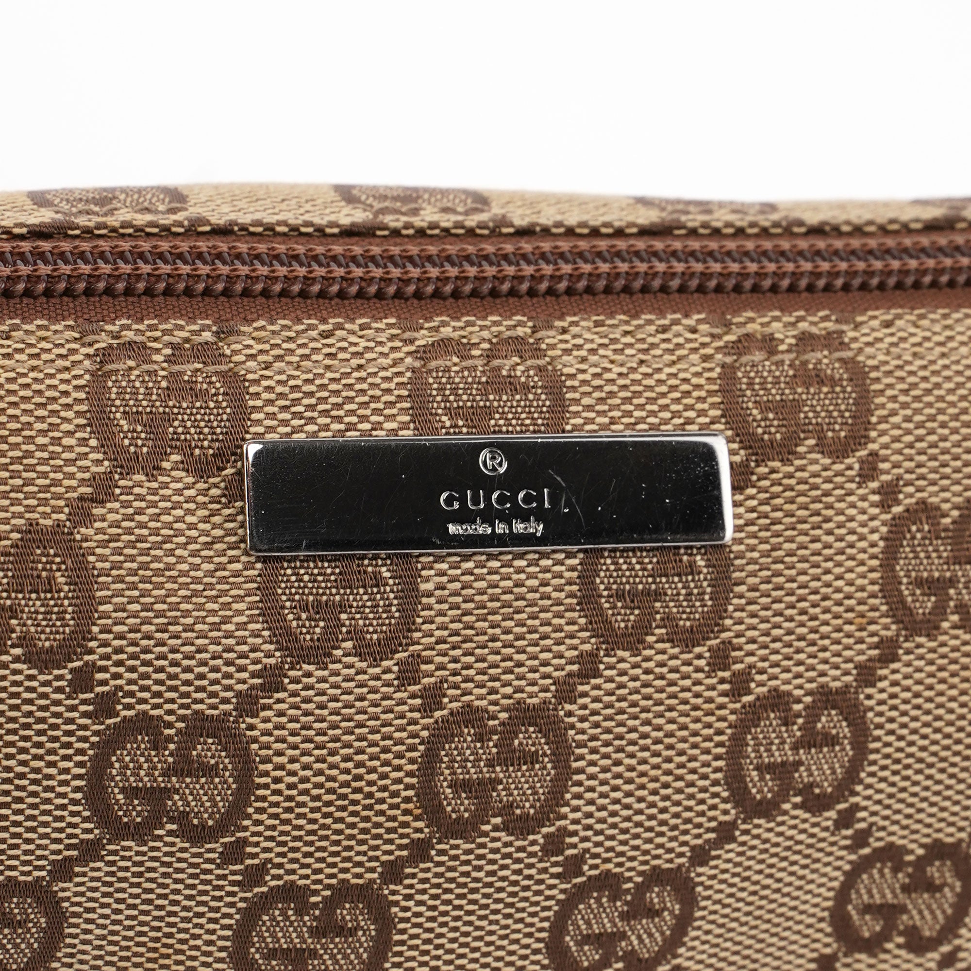 Gucci 07198 Beige Brown GG Boat