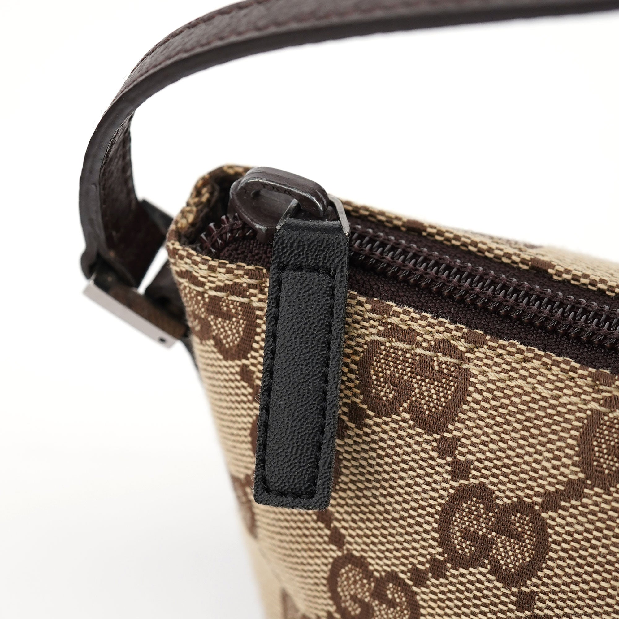 Gucci 07198 GG Boat Pochette in Beige und Braun