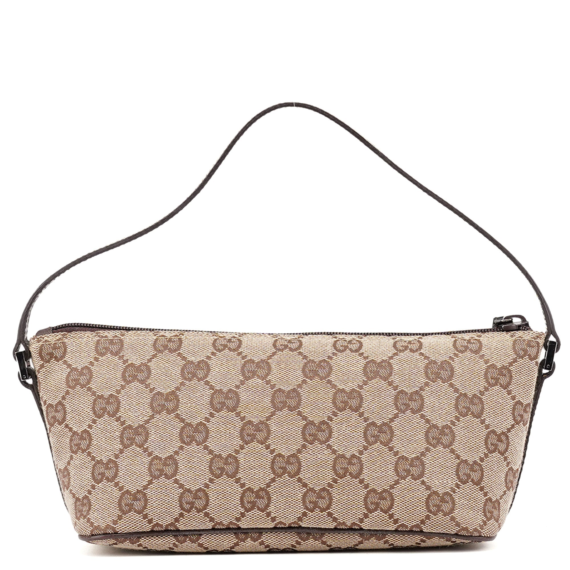 Gucci 07198 GG Boat Pochette in Beige und Braun