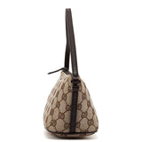 Gucci 07198 GG Boat Pochette in tela GG beige e marrone