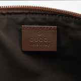 Gucci 07198 GG Boat Pochette en toile GG beige et marron