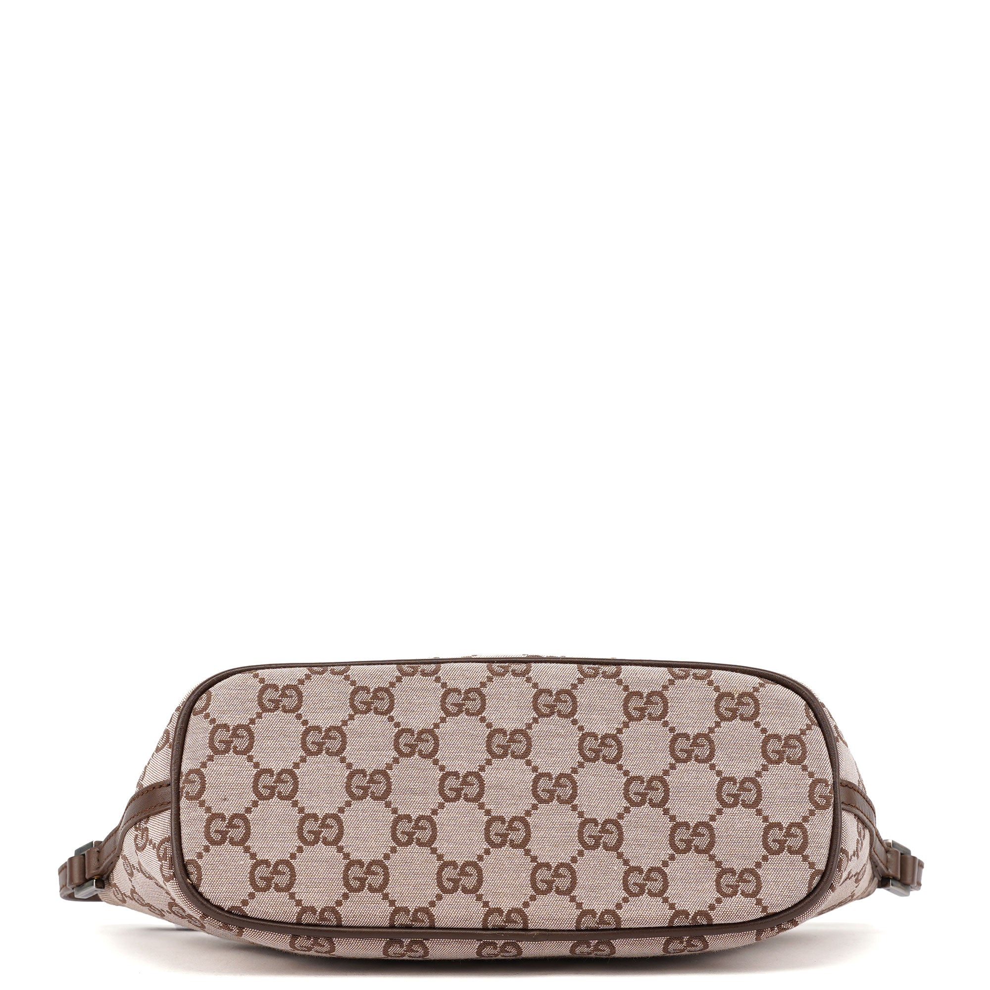 Gucci 07198 GG Boat Pochette en toile GG beige et marron