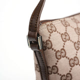 Gucci 07198 GG Boat Pochette en toile GG beige et marron