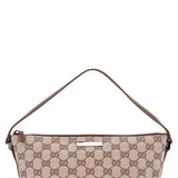 Gucci 07198 GG Boat Pochette en toile GG beige et marron