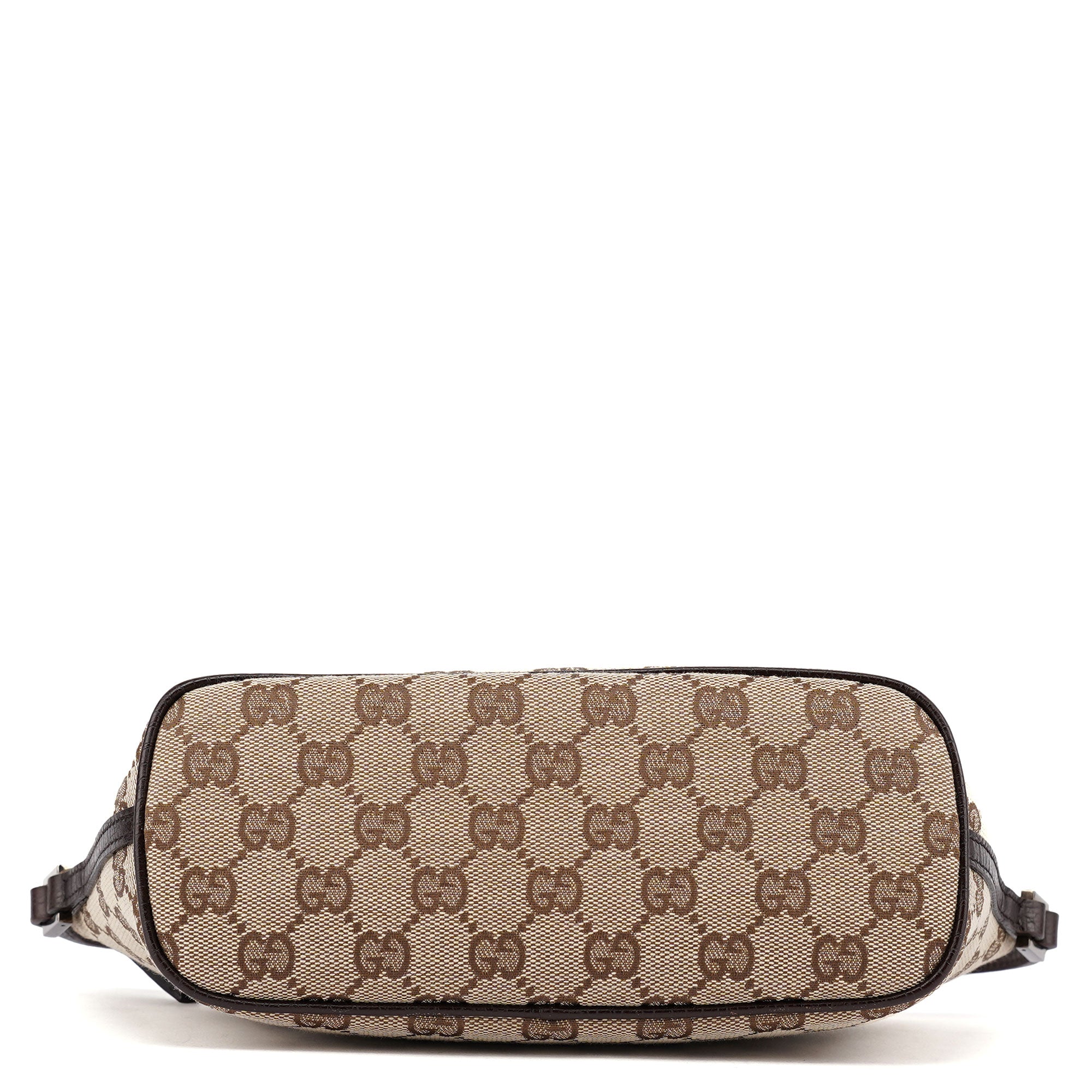 Gucci 07198 GG Boat Pochette en toile GG beige et marron