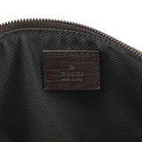 Gucci 07198 GG Boat Pochette in tela beige e marrone