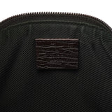 Gucci 07198 Beige Brown GG Boat Pochette
