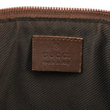 Gucci 07198 Beige Brown GG Boat Pochette