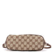 Gucci 07198 Beige Brown GG Boat Pochette