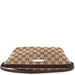 Gucci 07198 Beige Brown GG Boat Pochette