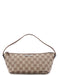 Gucci 07198 Beige Brown GG Boat Pochette