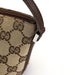 Gucci 07198 Beige Brown GG Boat Pochette