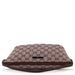 Gucci 07198 Beige Brown GG Boat Pochette