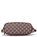 Gucci 07198 Beige Brown GG Boat Pochette