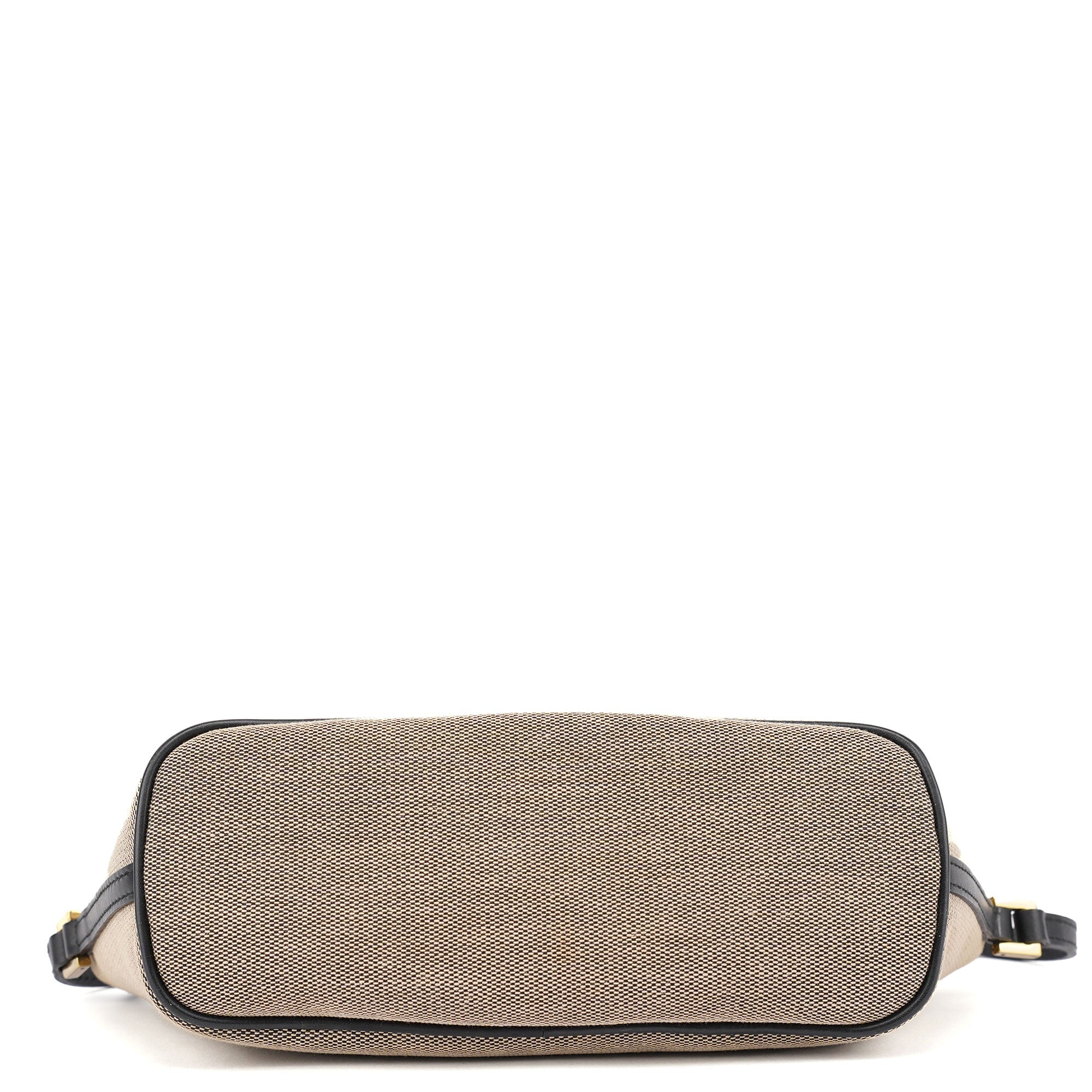 Gucci 07198 Beige Canvas Boat Pochette