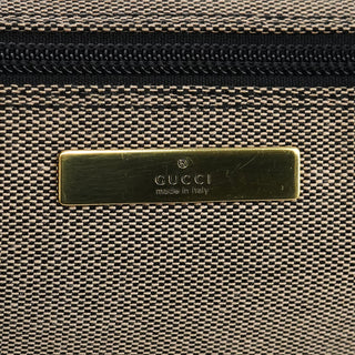 Gucci 07198 Beige Canvas Boat Pochette