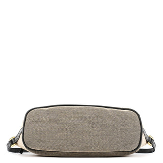 Gucci 07198 Beige Canvas Boat Pochette