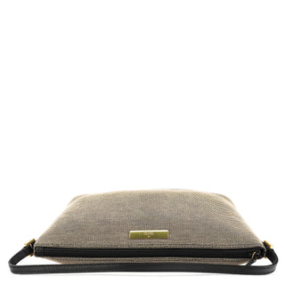 Gucci 07198 Beige Canvas Boat Pochette
