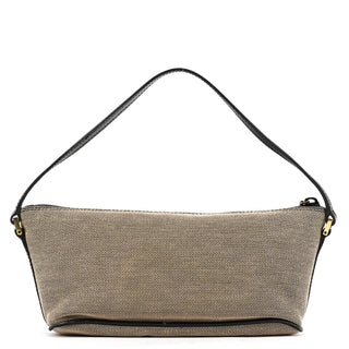 Gucci 07198 Beige Canvas Boat Pochette