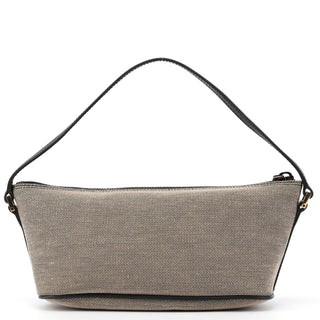 Gucci 07198 Beige Canvas Boat Pochette