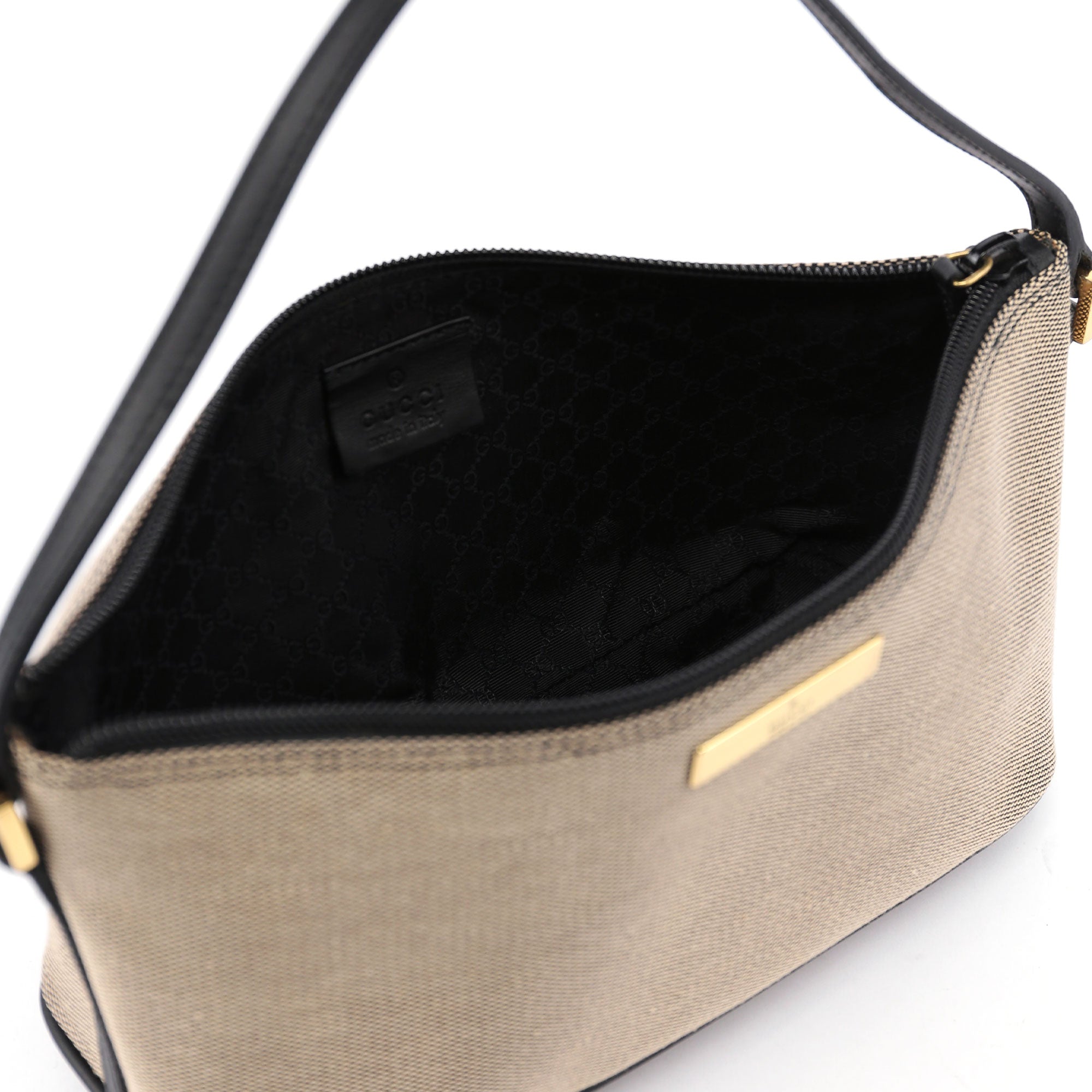 Gucci 07198 GG Boat Pochette en toile beige