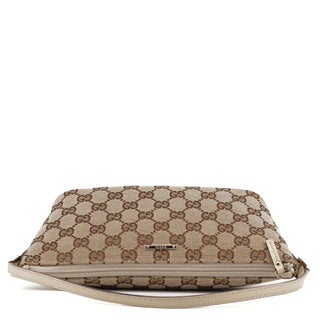 Gucci 07198 Beige GG Boat Pochette