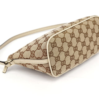 Gucci 07198 Beige GG Boat Pochette