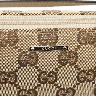 Gucci 07198 Beige GG Boat Pochette