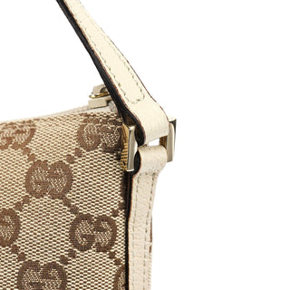 Gucci 07198 Beige GG Boat Pochette