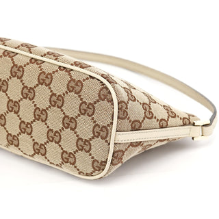 Gucci 07198 Beige GG Boat Pochette