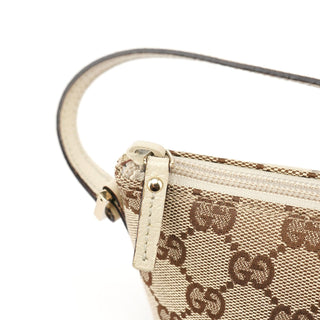 Gucci 07198 Beige GG Boat Pochette