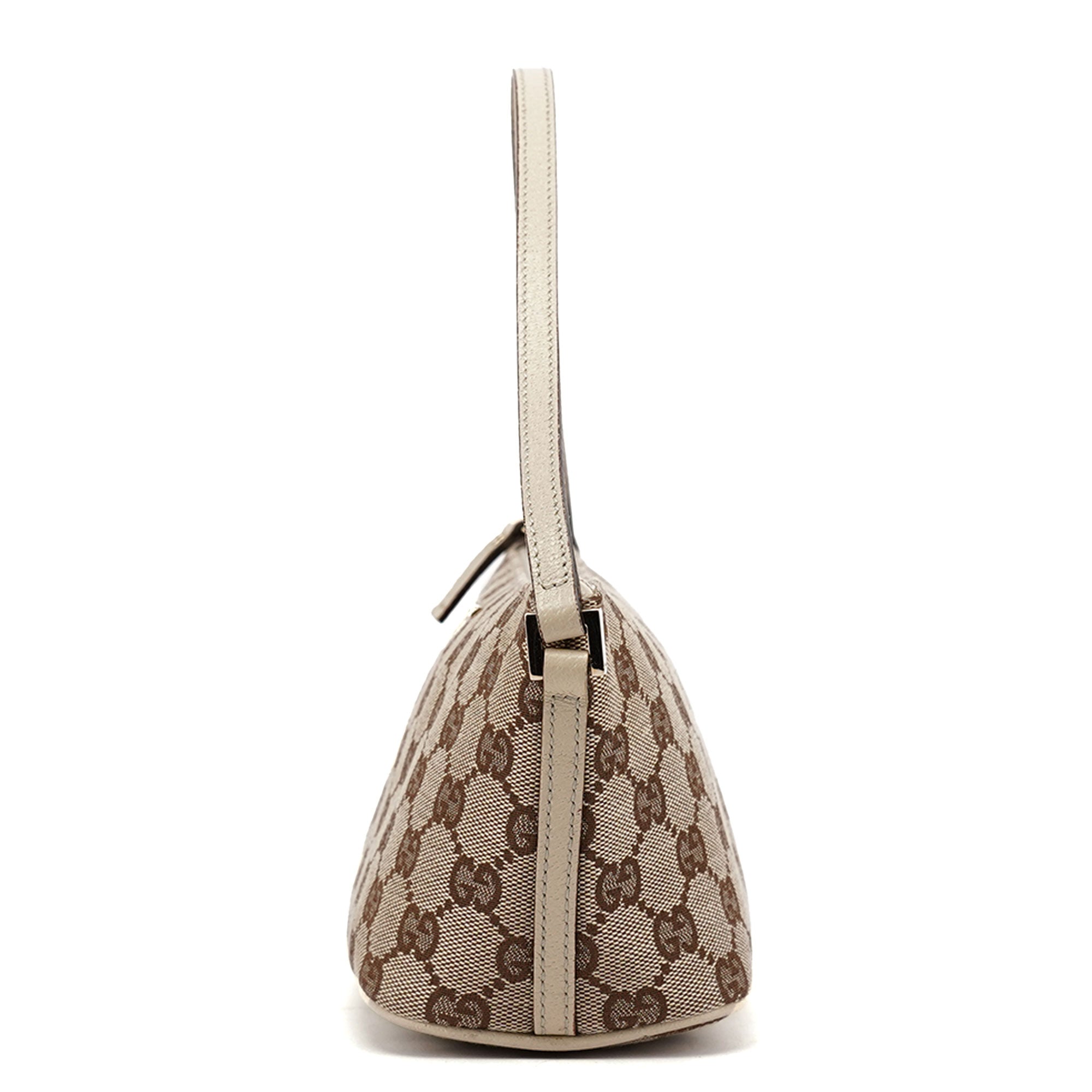 Gucci 07198 GG Boat Pochette in Beige