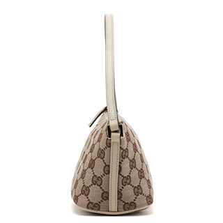 Gucci 07198 Beige GG Boat Pochette