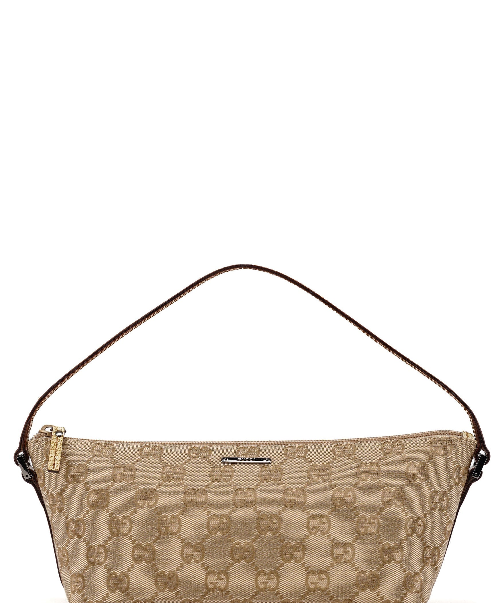 Gucci 07198 Beige GG Boat Pochette