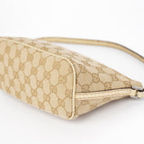 Gucci 07198 Beige GG Boat Pochette