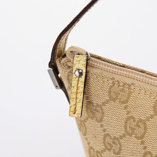 Gucci 07198 Beige GG Boat Pochette