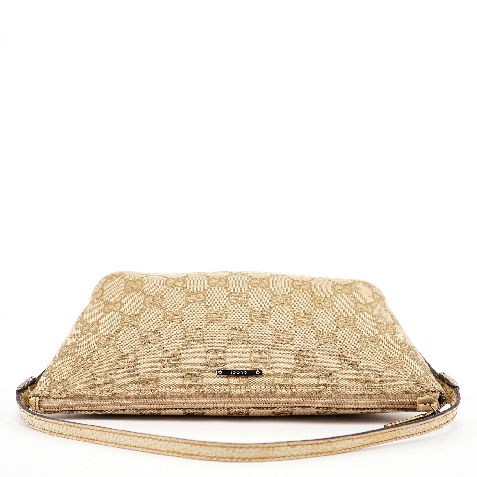 Gucci 07198 Beige GG Boat Pochette