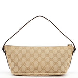 Gucci 07198 Beige GG Boat Pochette
