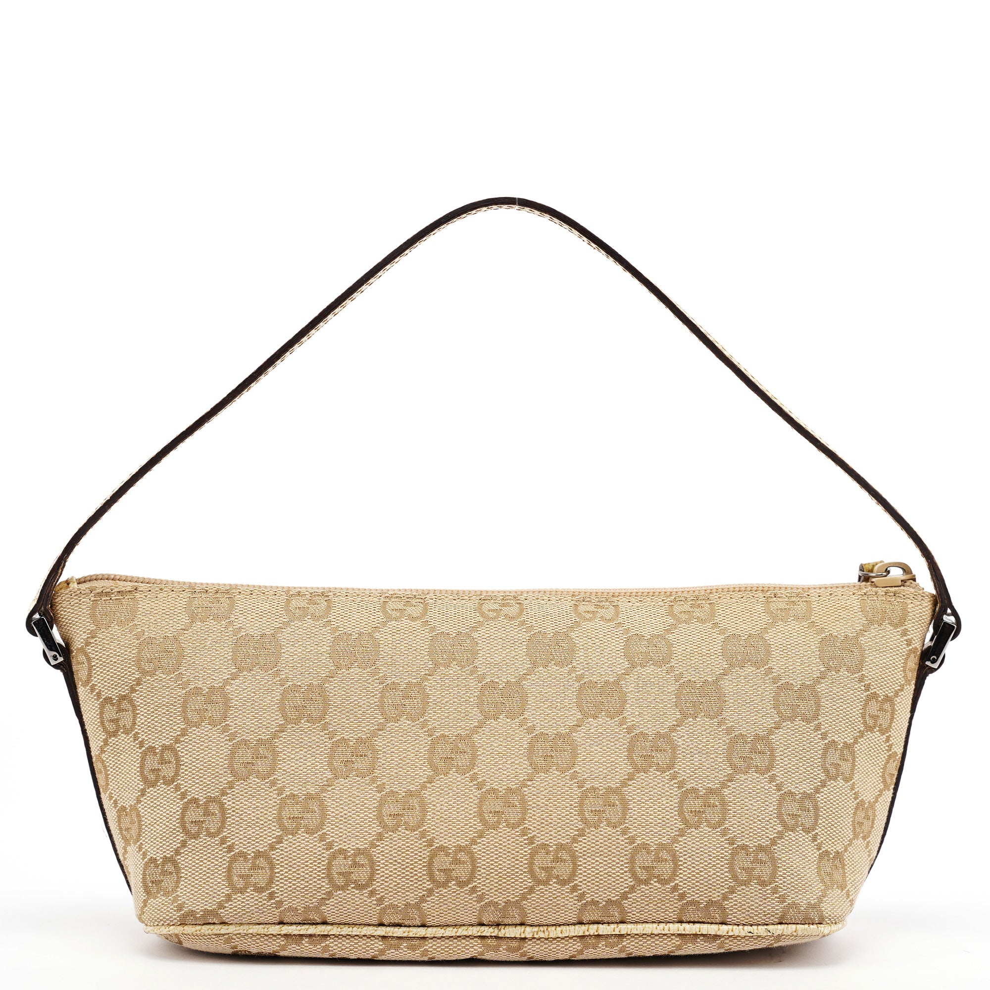 Gucci 07198 Beige GG Boat Pochette