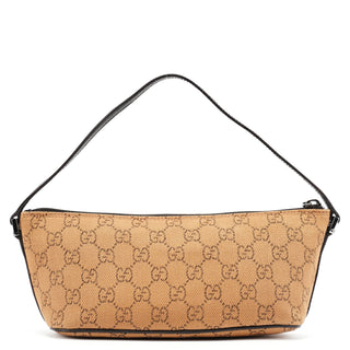 Gucci 07198 Beige GG Boat Pochette