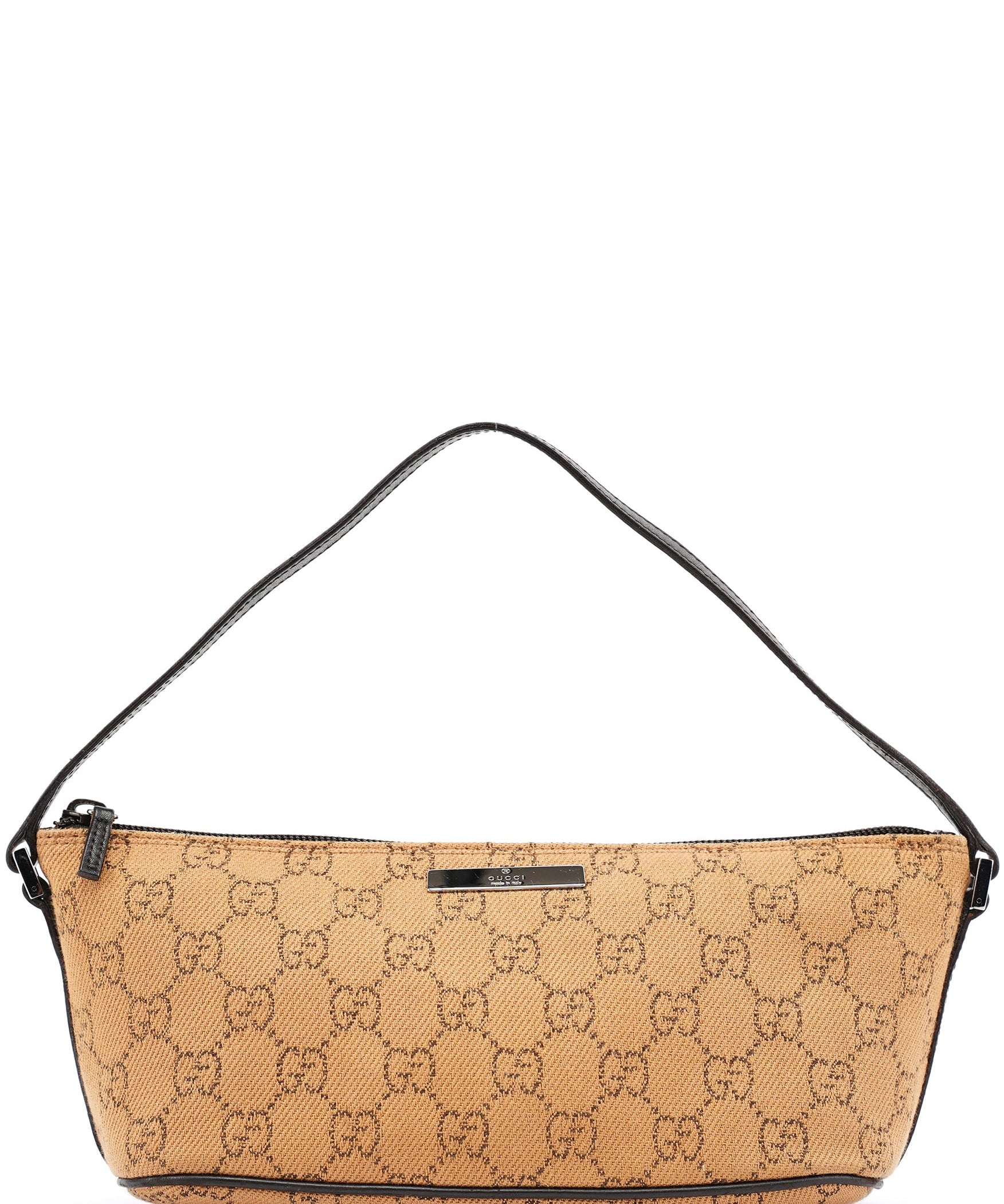 Gucci 07198 Beige GG Boat Pochette