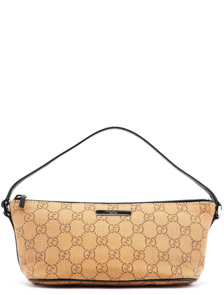 Gucci 07198 Beige GG Boat Pochette