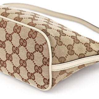 Gucci 07198 Beige GG Boat Pochette