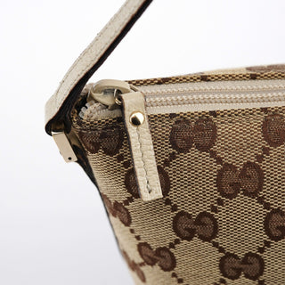 Gucci 07198 Beige GG Boat Pochette