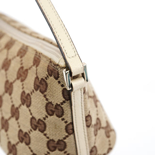 Gucci 07198 Beige GG Boat Pochette
