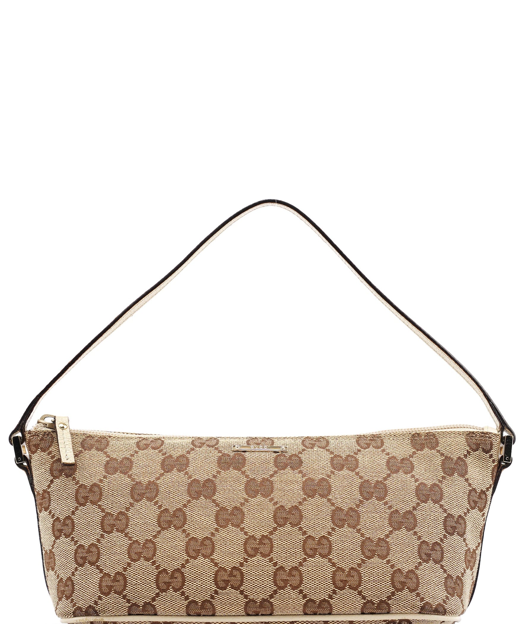 Gucci 07198 Beige GG Boat Pochette