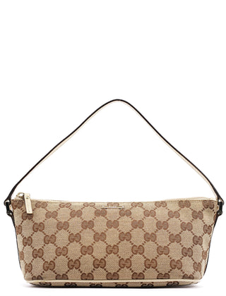 Gucci 07198 Beige GG Boat Pochette