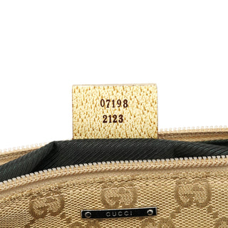 Gucci 07198 Beige GG Boat Pochette