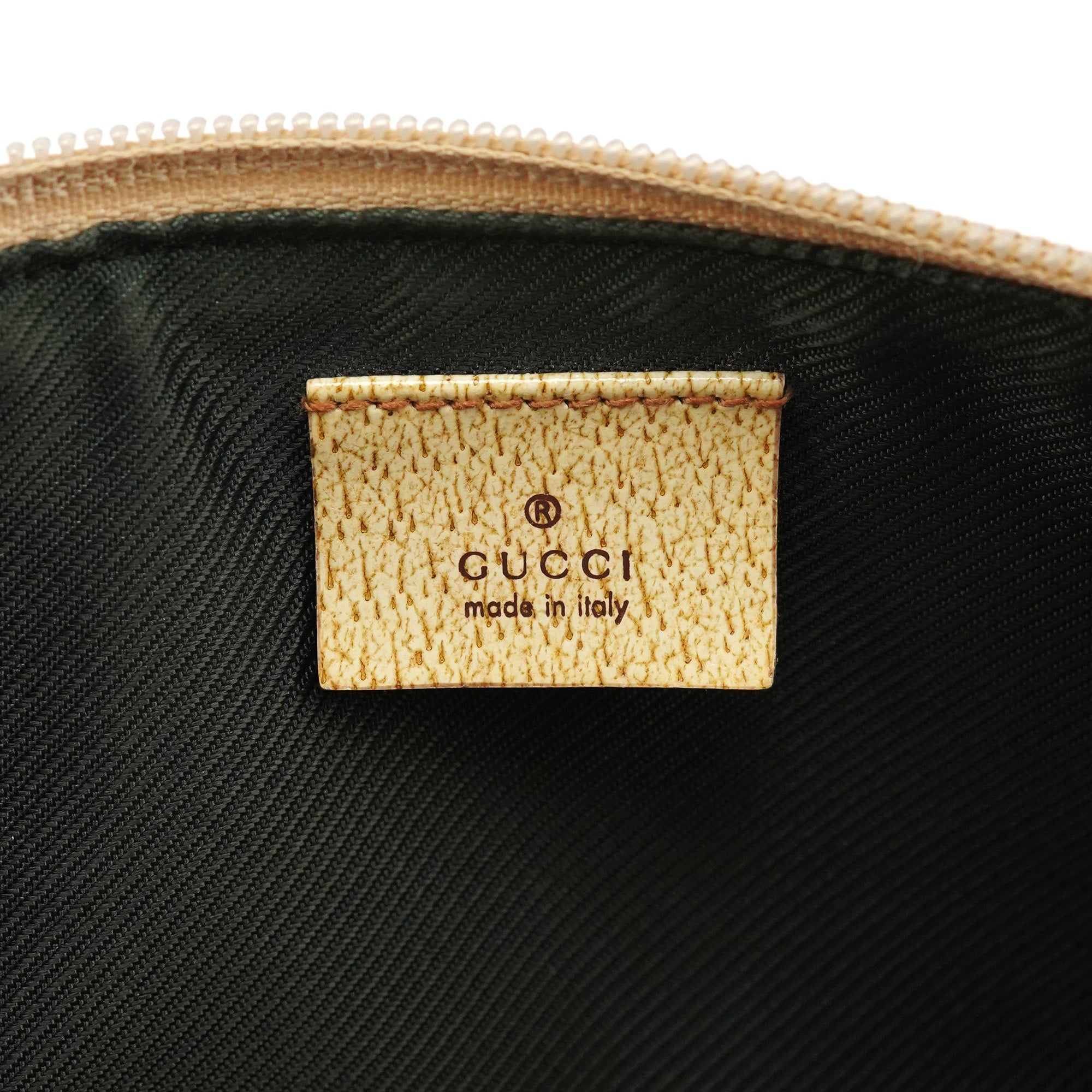 Gucci 07198 Beige GG Boat Pochette